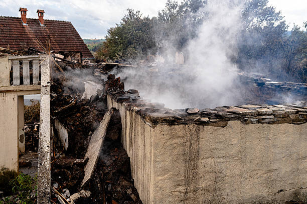 Professional Smoke Damage Removal technician working in Cambridge, OH